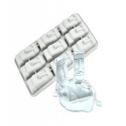 西方文化硅膠冰格，復(fù)活節(jié)石像制冰模型_硅膠廚